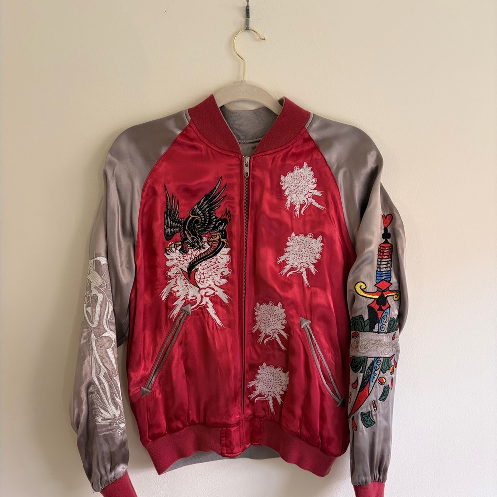 Ed Hardy Embroidered Jacket